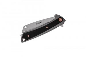 Briceag de buzunar Buck HiLine 0263GYS-B, otel D2, maner G10 si aluminiu, flipper - Img 3