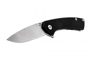 Briceag de buzunar Buck Onset 0040BKS-B, otel S45VN, maner G10 negru si cadru titan, Frame Lock - Img 4