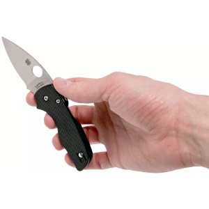 Briceag Lil' Native® G-10 negru, Spyderco - Img 8