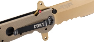 Briceag M21-14DSFG Desert w/Veff Serrations, CRKT - Img 7