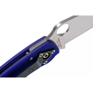 Briceag Military™ Model G-10 Dark Blue CPM S110V, Spyderco - Img 5