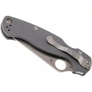 Briceag Para Military™ 2 G-10 Dark Gray Maxamet, Spyderco - Img 3