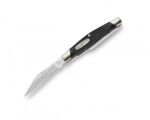 Briceag traditional Buck 303 Cadet (0303BKS-B / 0303RWS-B), 3 lame otel 420HC, slipjoint, negru / lemn Rosewood - Img 4