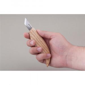 C12L Cutit de sculptura tesit pentru stangaci, BeaverCraft - Img 3