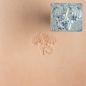 Cap de stanta de embosare 3D Craftool, model dragon zburator (Flying Dragon) - Tandy Leather 8699-00