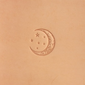 Cap de stanta de embosare 3D Craftool, model luna si stele (Moon & Stars) - Tandy Leather 8550-00 - Img 2