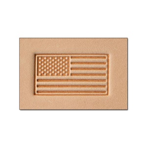 Cap de stanta de embosare 3D Craftool, model steag american (American Flag) - Tandy Leather 8580-00