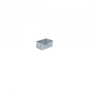 Cutie depozitare perforata, cu manere, 450x300x200 mm, ˜ 4.2 mm - Img 1
