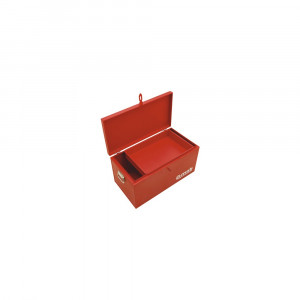 Cutie metalică depozitare scule 550x300x300mm, tavă glisantă detașabilă, cu mnere