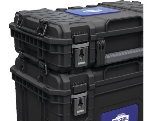 Cutie plastic pentru scule Industrial 22" 56,4 x 35 x 31 cm, 36 l - Img 2