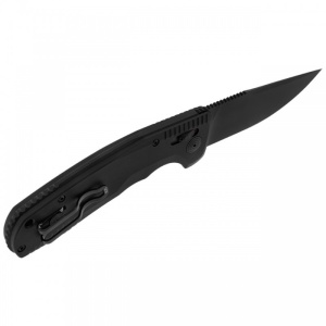 Cutit automat SOG TAC AU Straight 15-38-01-57, lama Drop Point Cryo D2, AU-XR Lock, maner din aluminiu, Tactical Automatic Knife - Img 3