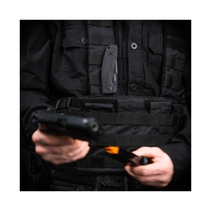 Cutit automat SOG TAC AU Tanto 15-38-03-57, lama Tanto Cryo D2, AU-XR Lock, maner din aluminiu, Tactical Automatic Knife - Img 10