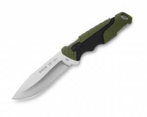 Cutit de vanatoare Buck Pursuit Large 0656GRS-B, lama Drop Point 11.4 cm, otel 420HC
