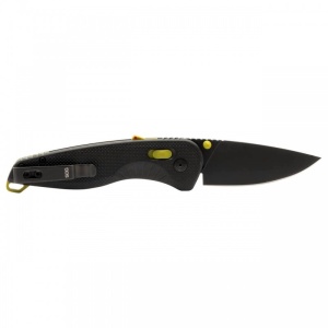 Cutit pliabil SOG Aegis AT Black Moss 11-41-11-41, lama Drop Point CRYO D2, deschidere asistata, AT-XR Lock, maner GRN Black Moss, EDC Premium - Img 4