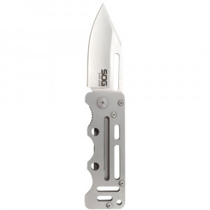 Cutit pliabil SOG Cash Card EZ1-CP, lama Clip Point 8Cr13MoV, Liner Lock, Money Clip, EDC Slim Wallet Knife - Img 7