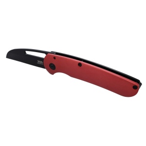 Cutit pliabil SOG Escape FL Red, lama 8Cr13MoV, Frame Lock, maner rosu din aluminiu anodizat