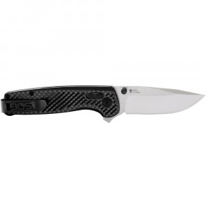 Cutit pliabil SOG Terminus XR S35VN, lama CPM S35VN, XR Lock, maner G10 si fibra de carbon, Flipper EDC Premium - Img 3
