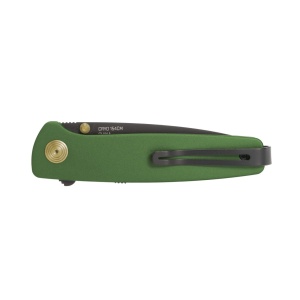 Cutit pliabil SOG Twitch III Forest Green 11-15-04-43, lama Drop Point D2, deschidere asistata S.A.T., maner aluminiu verde, EDC Premium - Img 5