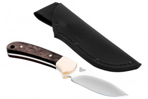 Cutit vanatoare Buck 113 Ranger Skinner 0113BRS-B, Lama 7.9 cm, lemn, teaca din piele - Img 4