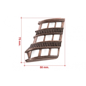 Decoratiune Victory transom partea stanga pentru navomodele / hobby, Amati Italia - Img 2