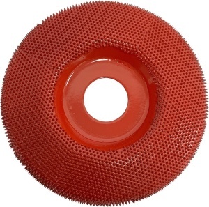 Disc sculptura lemn SABURR - Ø 100 mm fata plata - Img 6