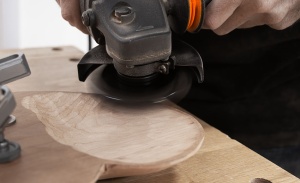 Disc sculptura, razuire si finisare in lemn TURBO Scraper Arbortech, - Img 7
