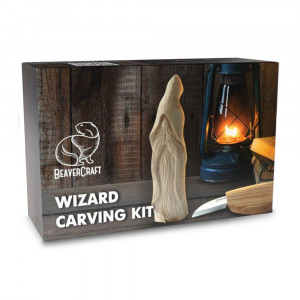 DIY03 Kit de sculptura Wizart - Kit complet de incepere pentru adulti, adolescenti si copii, BeaverCraft - Img 1