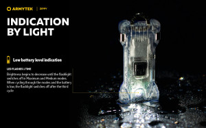F06001G Lanterna breloc Zippy- gri onix, Armytek - Img 9