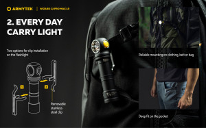F06702C Wizard C2 Pro Max LR - lumina alba, Armytek - Img 8