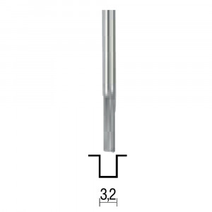 Freza pentru canelat, 3.2mm, Proxxon 29024 - Img 5