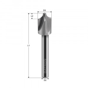Freza tesire 4 caneluri, 4.0x6mm, 00684135, Datron - Img 5