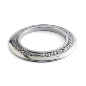 Inel de piept Al Stohlman Brand 76 mm, inox lustruit - Tandy Leather 35203-00