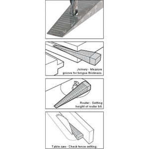 Intrument de masura conic pt tamplarie, METRIC, Veritas Tools. - Img 2