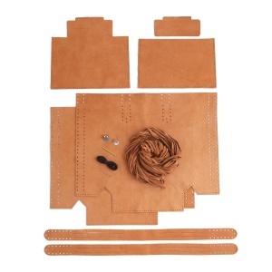 Kit geanta cu franjuri Madeline din piele Tandy Leather, 43 x 30 cm - imagine 3