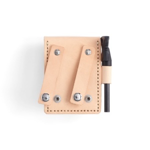 Kit husa amnar Explorer din piele Tandy Leather, cu amnar si cutie metalica - imagine 6