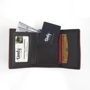Kit portofel Trifold Deluxe Tandy Leather SUA - Img 6