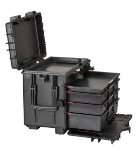 Lada de scule pe roti cu 4 sertare goale, cu RFID/NFC, 5140.BKT02.AH, 581 x 381 x 455 mm, Explorer Cases - Img 3