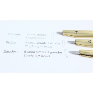 Lama de 5 mm cu bizou dublu pentru cutitul L'Indispensable - Vergez Blanchard 3.1006.5 - imagine 2