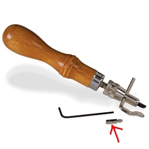Lama tip lingura (Groover Spoon) pentru canelatorul Craftool Pro Stitching Groover - Tandy Leather 88081-02