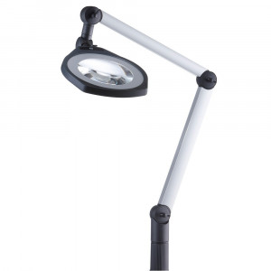 Lampa de lucru profesionala LENSLED II cu lupa, cu braț articulat reglabil, cu lentila bifocala - Img 1