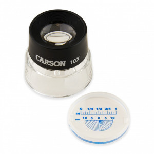 Lupa de focalizare LumiLoupe, putere 10x cu lentile duble cu reticul Snap-On - Carson - Img 7