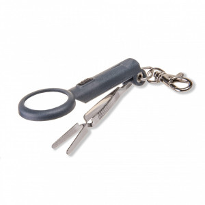 Lupa de mana Fish'n Grip Pro putere 4.5x cu pensete, cu LED - Carson - Img 1