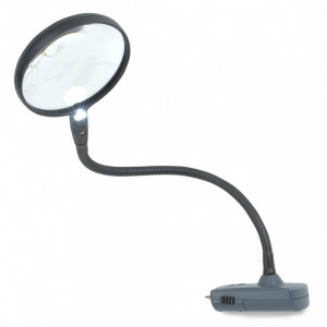Lupa hands-free MagniFlex, putere 2x/3.5x cu clema de mas - Carson - Img 9