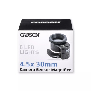Lupa pentru senzori de camera foto SensorMag, putere 4.5x, cu LED - Carson - Img 6