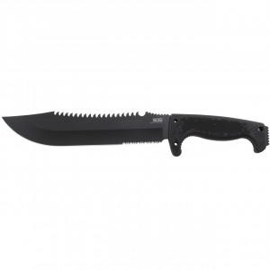 Maceta SOG Jungle Primitive, otel 8Cr13MoV, lama 241 mm