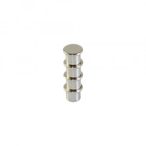 Magnet cu margine de prindere Industrial 10x10mm, set 4 bucăți