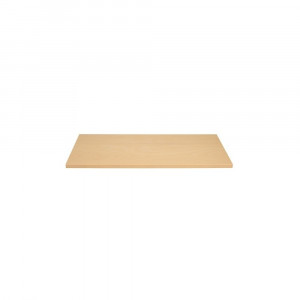 Masă de lucru 1200x600x30 mm, din lemn de fag cu picior metalic dublu - Img 2