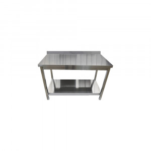 Masă inox cu 1 poliță 60x60x85 cm