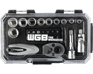 Mini set tubulare WGB 1/4", 27 piese