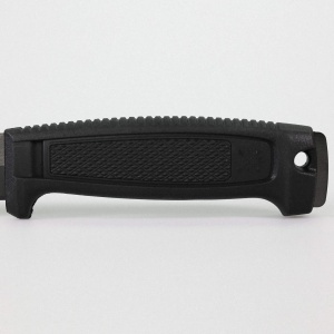 Morakniv Morkret Black Blade (C) – Cutit Survival Full-Tang Carbon 100Cr6 DLC 57.5 HRC Teaca Click-On MOLLE - Img 5